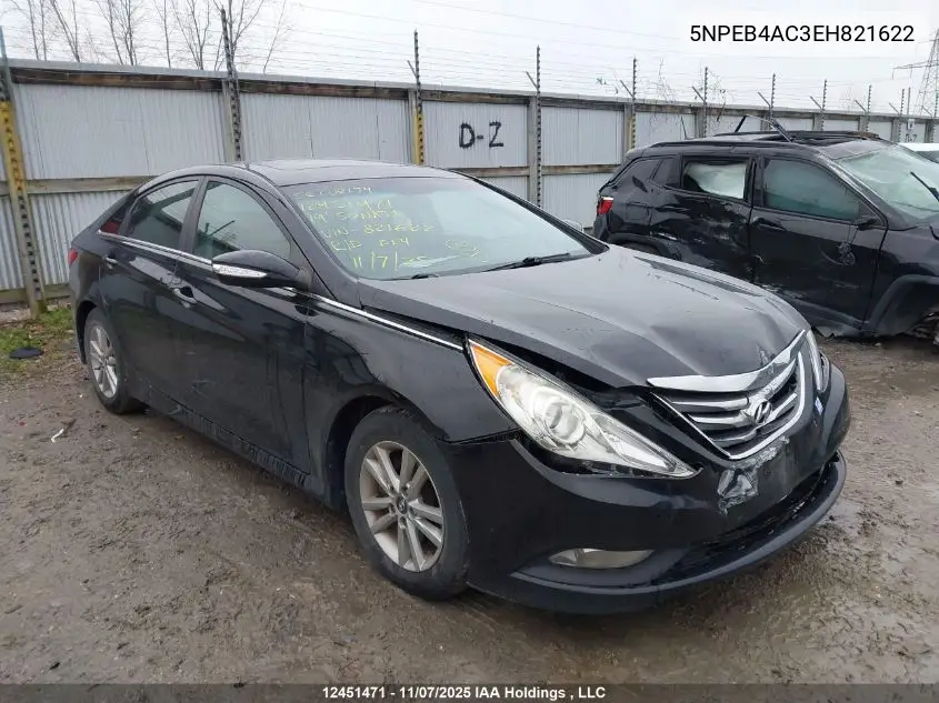 5NPEB4AC3EH821622 2014 Hyundai Sonata Gls