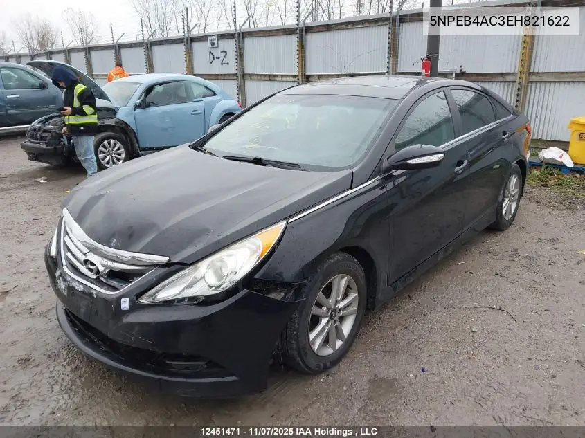5NPEB4AC3EH821622 2014 Hyundai Sonata Gls