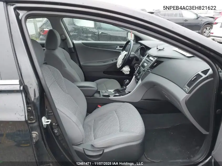 5NPEB4AC3EH821622 2014 Hyundai Sonata Gls