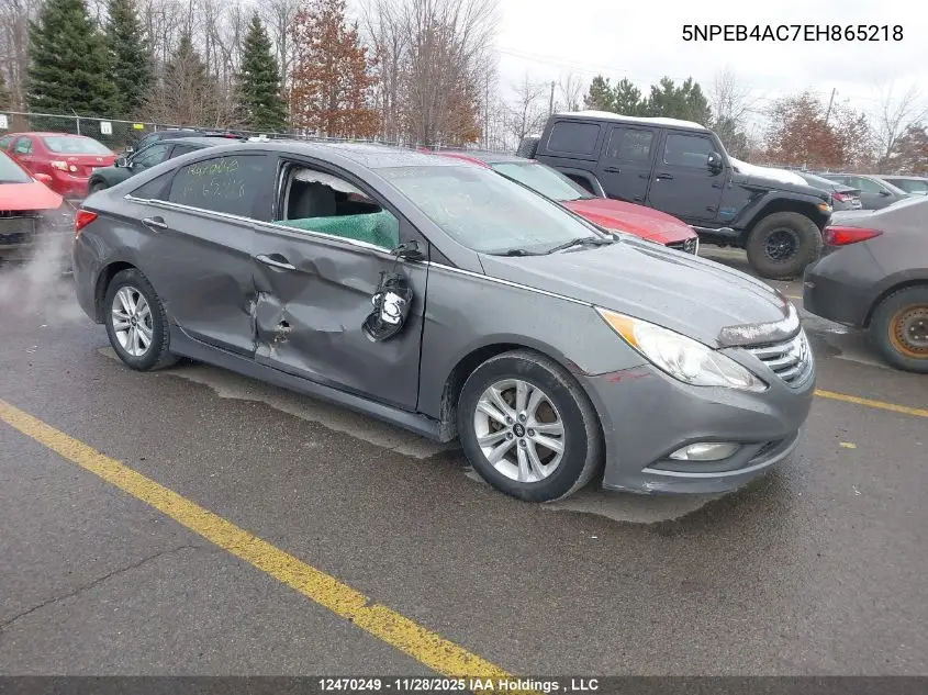5NPEB4AC7EH865218 2014 Hyundai Sonata Gls