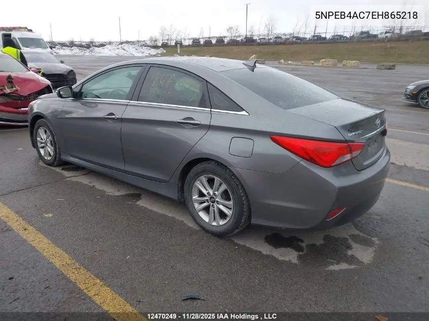 5NPEB4AC7EH865218 2014 Hyundai Sonata Gls