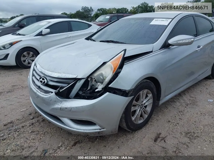 5NPEB4AC9EH846671 2014 Hyundai Sonata Gls