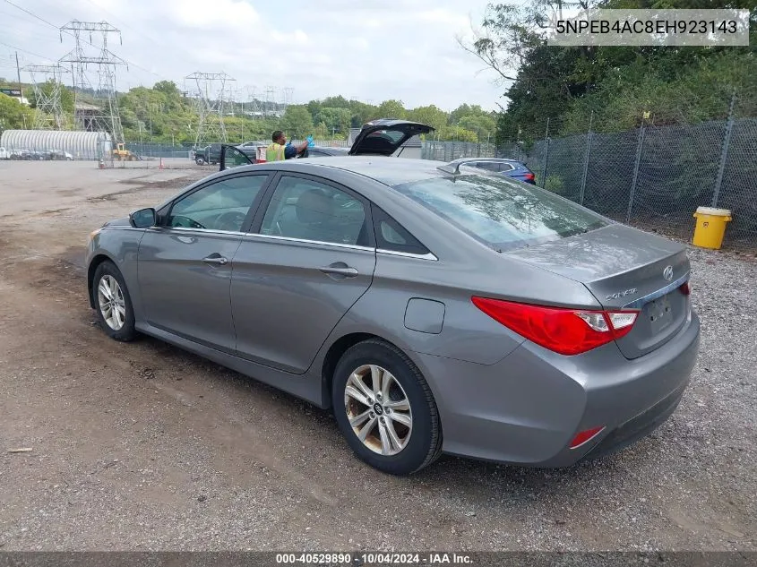 5NPEB4AC8EH923143 2014 Hyundai Sonata Gls