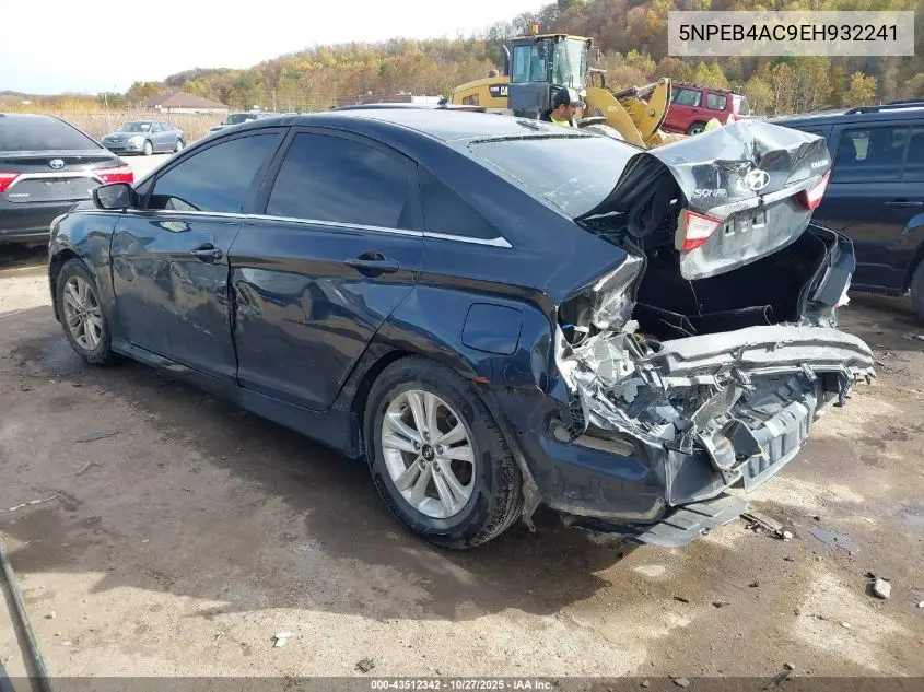 5NPEB4AC9EH932241 2014 Hyundai Sonata Gls
