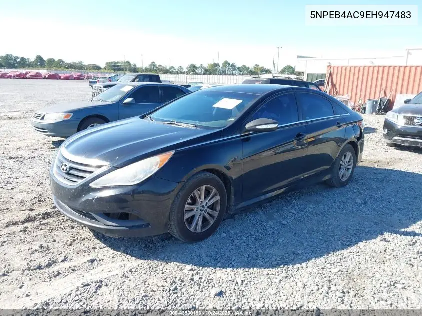 5NPEB4AC9EH947483 2014 Hyundai Sonata Gls