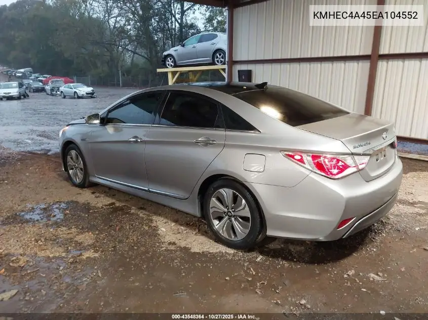 KMHEC4A45EA104552 2014 Hyundai Sonata Hybrid Limited