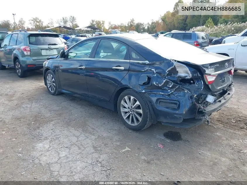 5NPEC4AC4EH886685 2014 Hyundai Sonata Limited