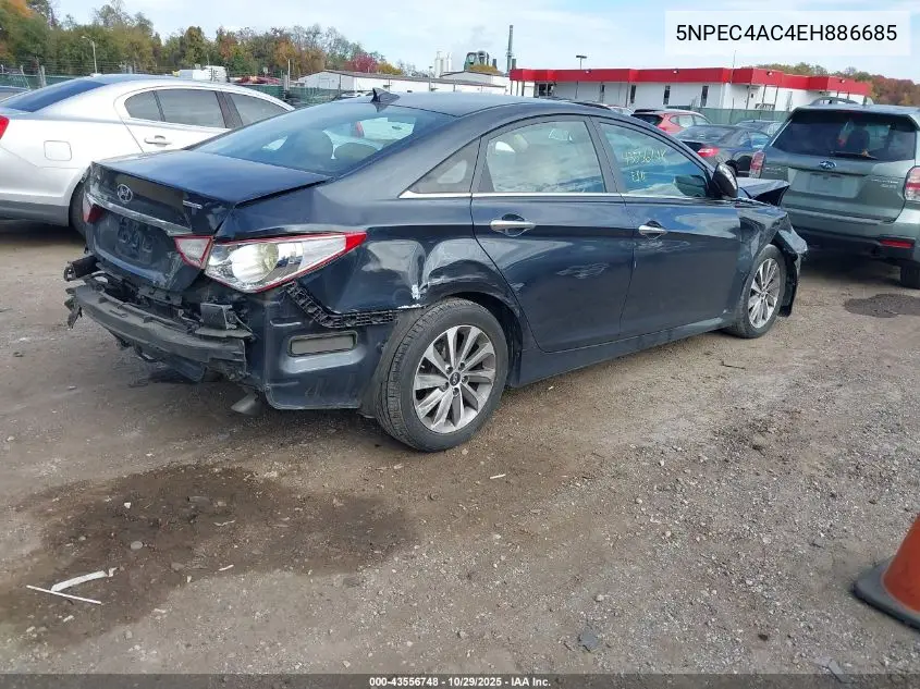 5NPEC4AC4EH886685 2014 Hyundai Sonata Limited