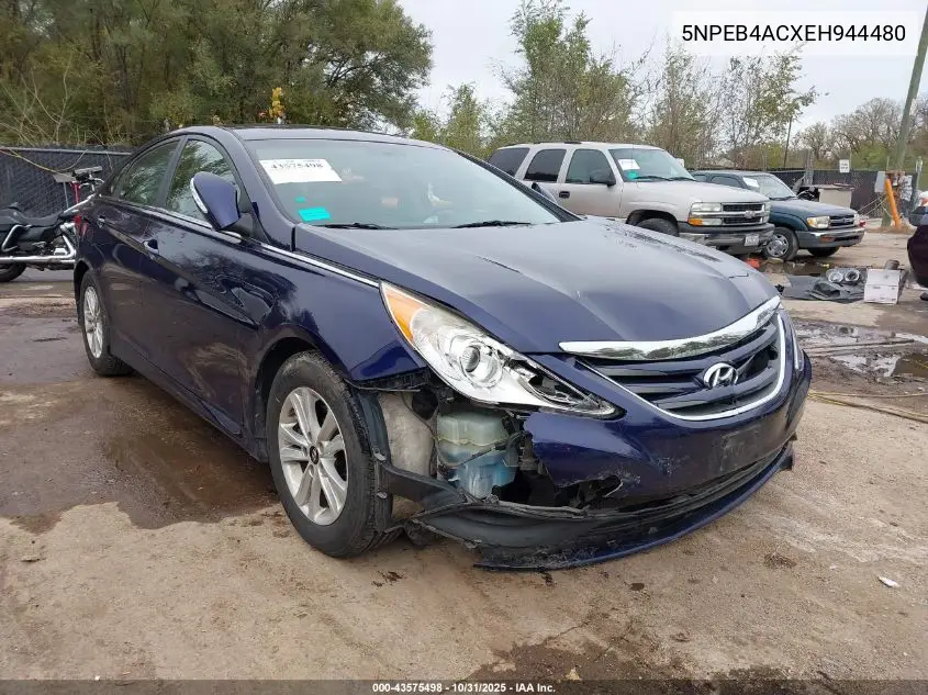 5NPEB4ACXEH944480 2014 Hyundai Sonata Gls