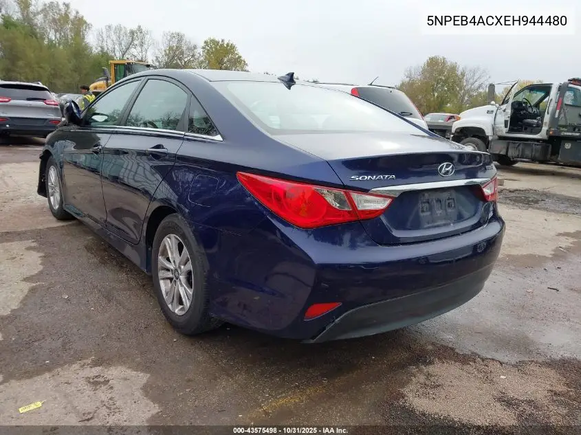 5NPEB4ACXEH944480 2014 Hyundai Sonata Gls