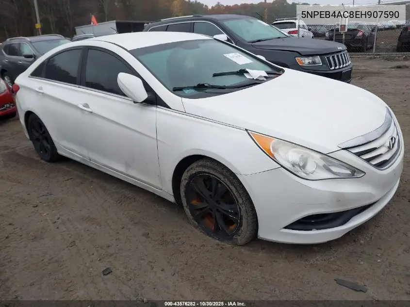 5NPEB4AC8EH907590 2014 Hyundai Sonata Gls