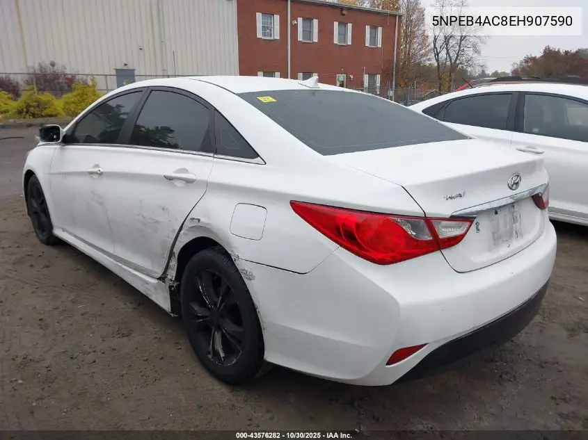 5NPEB4AC8EH907590 2014 Hyundai Sonata Gls