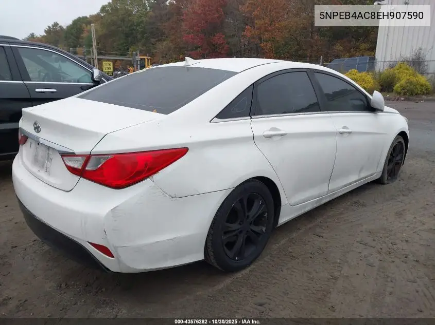 5NPEB4AC8EH907590 2014 Hyundai Sonata Gls