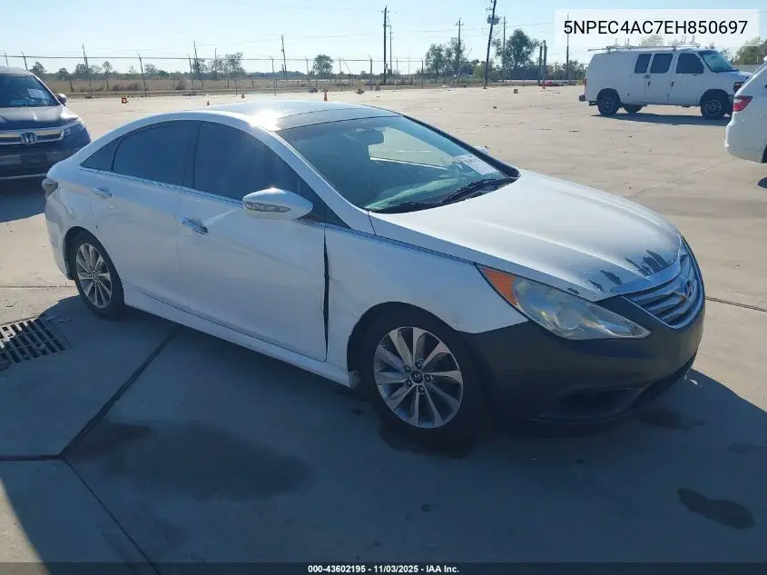 5NPEC4AC7EH850697 2014 Hyundai Sonata Limited