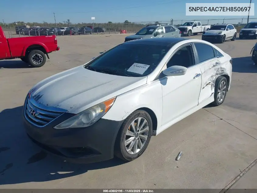 5NPEC4AC7EH850697 2014 Hyundai Sonata Limited