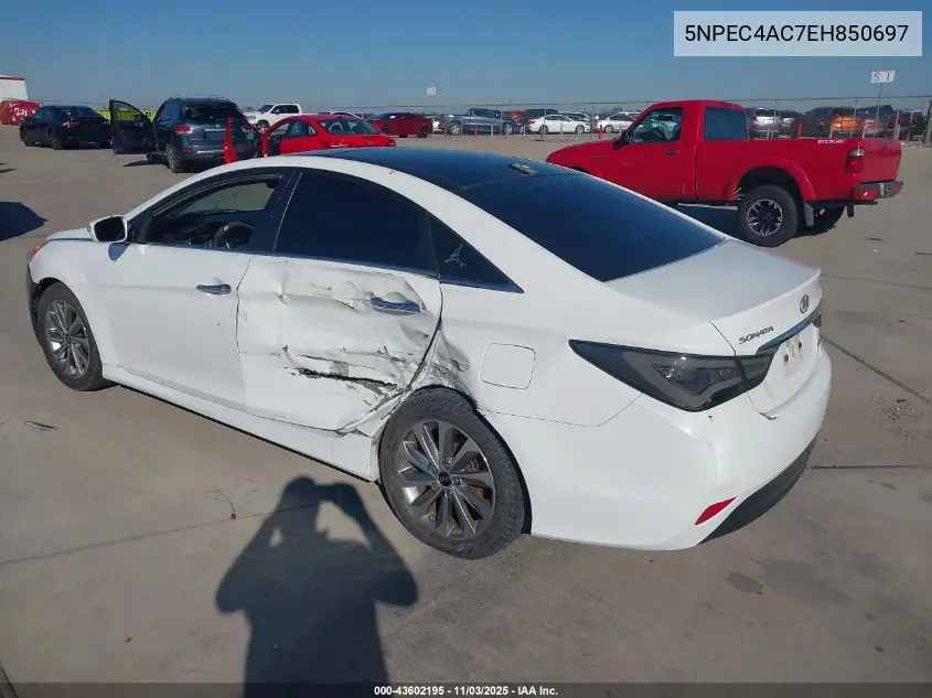 5NPEC4AC7EH850697 2014 Hyundai Sonata Limited