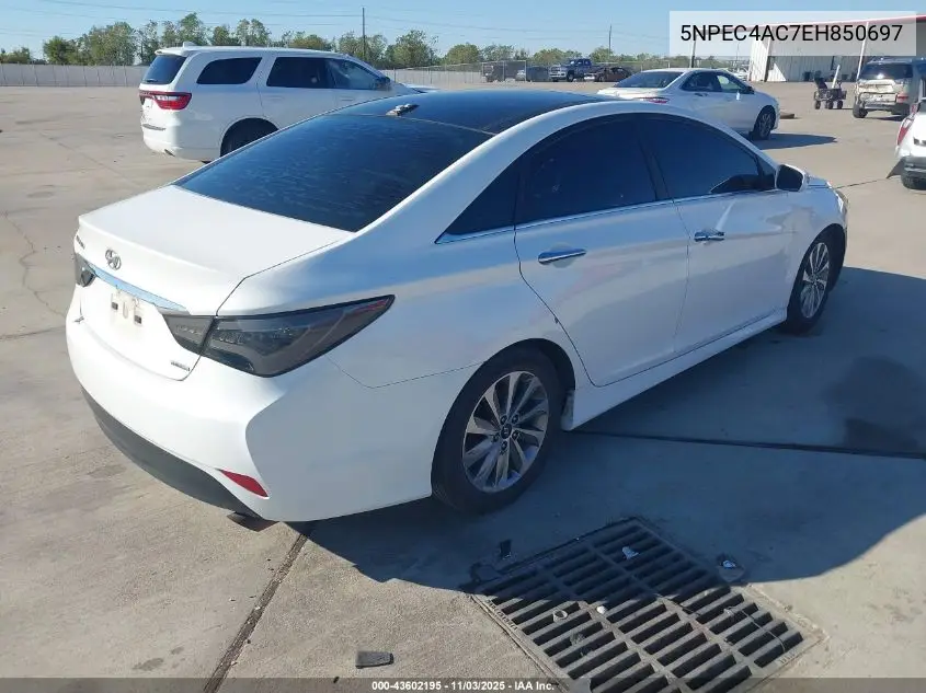 5NPEC4AC7EH850697 2014 Hyundai Sonata Limited