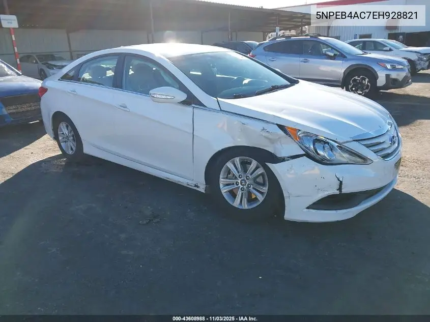 5NPEB4AC7EH928821 2014 Hyundai Sonata Gls
