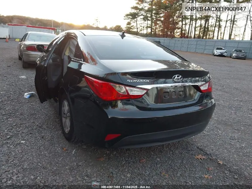 5NPEB4ACXEH900947 2014 Hyundai Sonata Gls