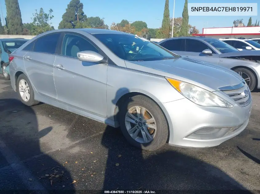 5NPEB4AC7EH819971 2014 Hyundai Sonata Gls