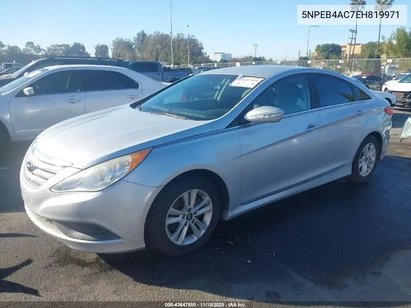 5NPEB4AC7EH819971 2014 Hyundai Sonata Gls
