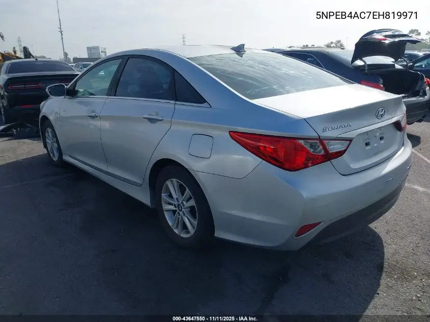 5NPEB4AC7EH819971 2014 Hyundai Sonata Gls