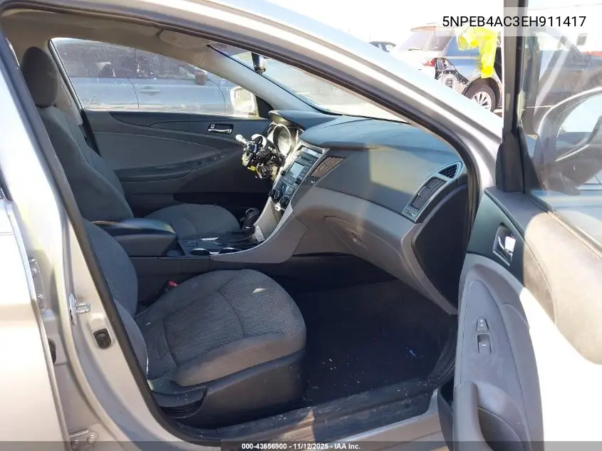 5NPEB4AC3EH911417 2014 Hyundai Sonata Gls