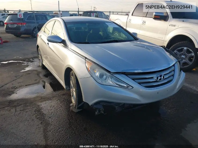 5NPEB4AC2EH929441 2014 Hyundai Sonata Gls