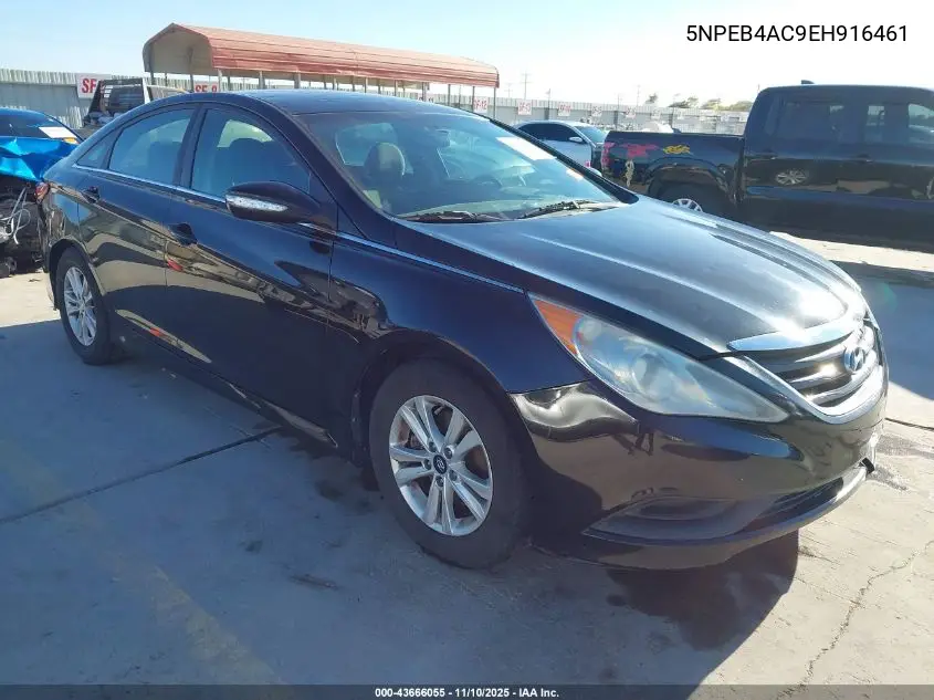 5NPEB4AC9EH916461 2014 Hyundai Sonata Gls