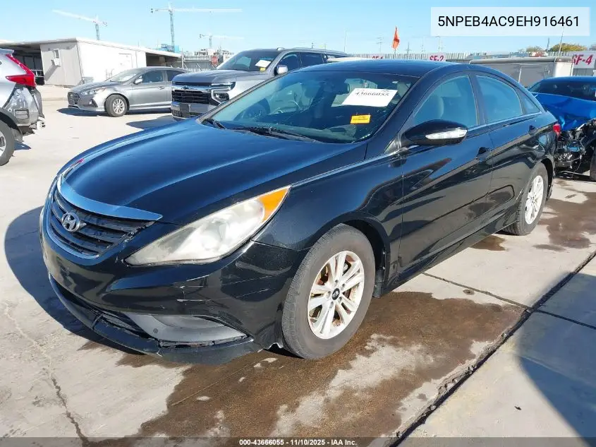 5NPEB4AC9EH916461 2014 Hyundai Sonata Gls
