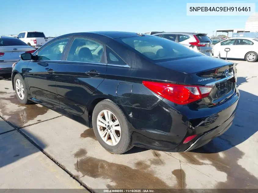 5NPEB4AC9EH916461 2014 Hyundai Sonata Gls
