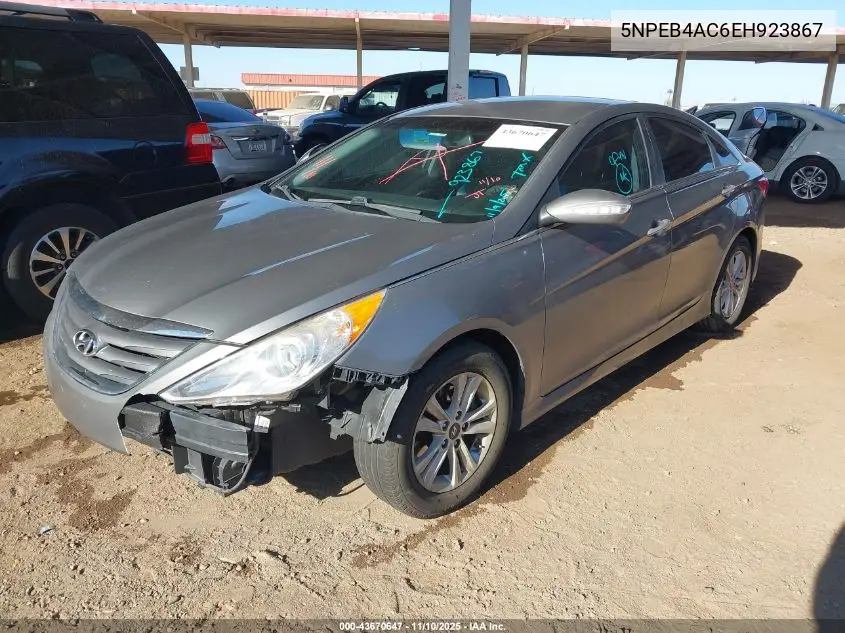 5NPEB4AC6EH923867 2014 Hyundai Sonata Gls
