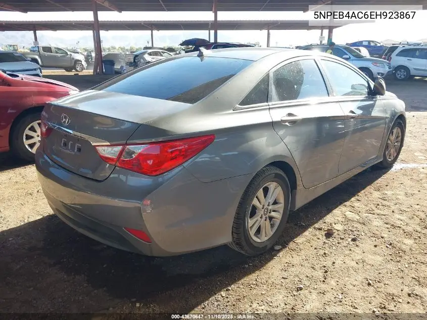 5NPEB4AC6EH923867 2014 Hyundai Sonata Gls