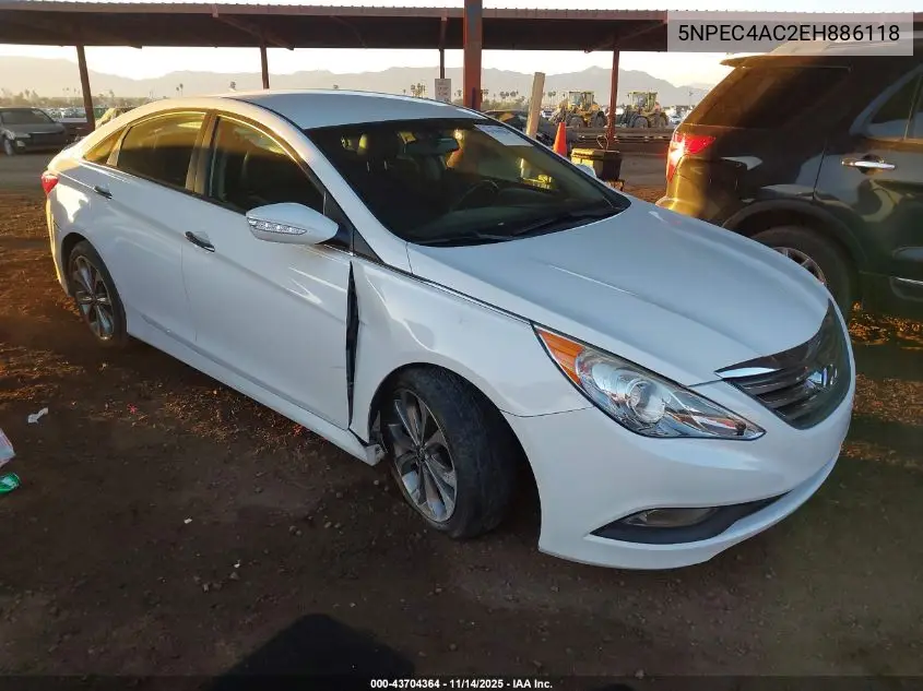 5NPEC4AC2EH886118 2014 Hyundai Sonata Se