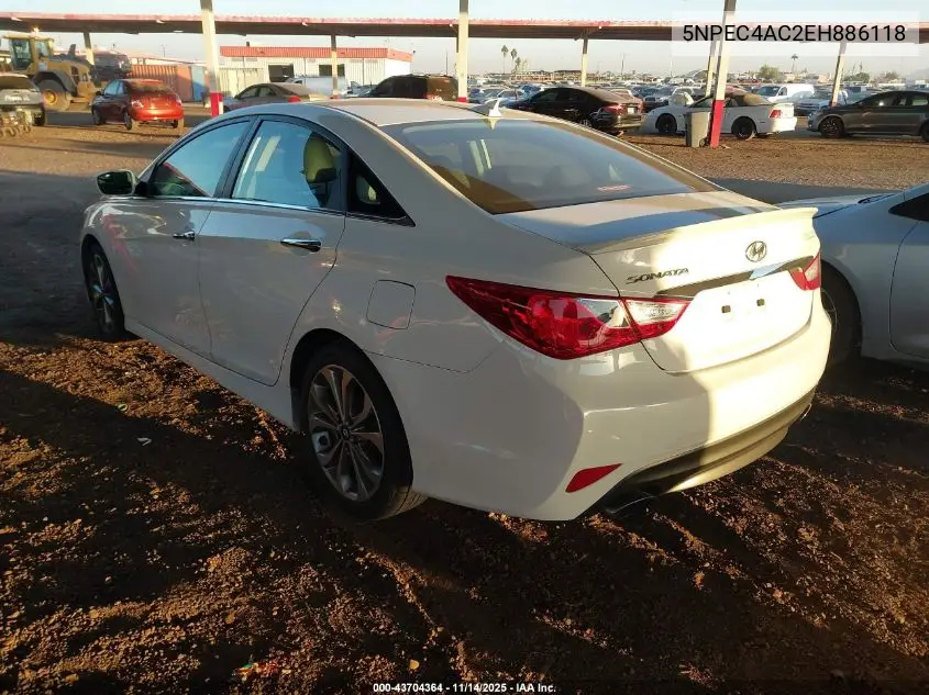 5NPEC4AC2EH886118 2014 Hyundai Sonata Se