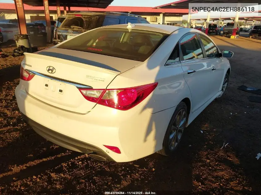 5NPEC4AC2EH886118 2014 Hyundai Sonata Se