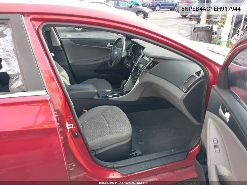 5NPEB4AC1EH917944 2014 Hyundai Sonata Gls