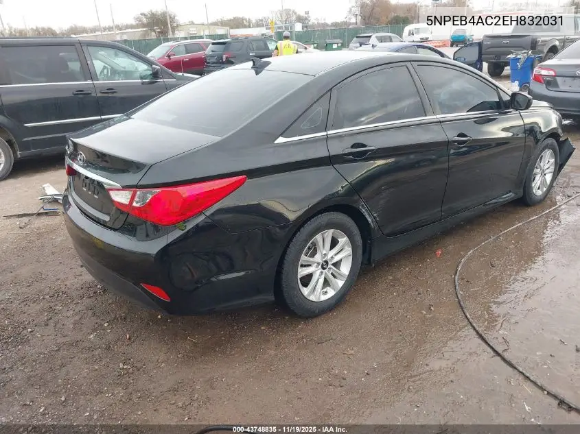 5NPEB4AC2EH832031 2014 Hyundai Sonata Gls