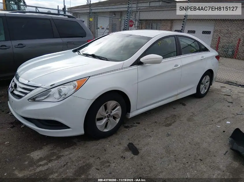5NPEB4AC7EH815127 2014 Hyundai Sonata Gls