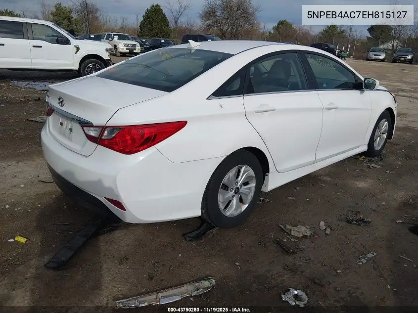 5NPEB4AC7EH815127 2014 Hyundai Sonata Gls