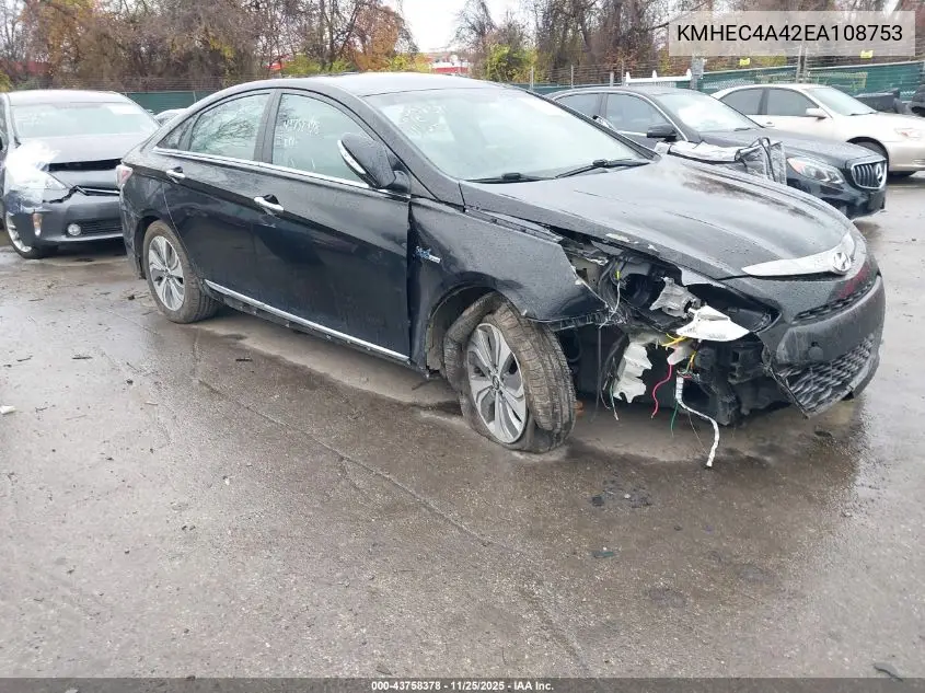 KMHEC4A42EA108753 2014 Hyundai Sonata Hybrid Limited