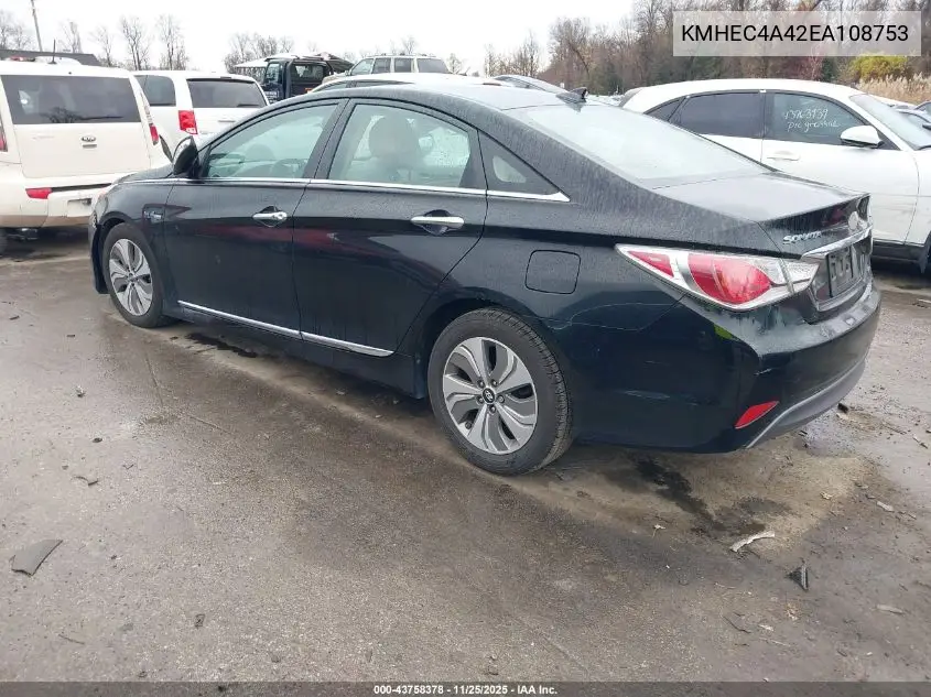 KMHEC4A42EA108753 2014 Hyundai Sonata Hybrid Limited
