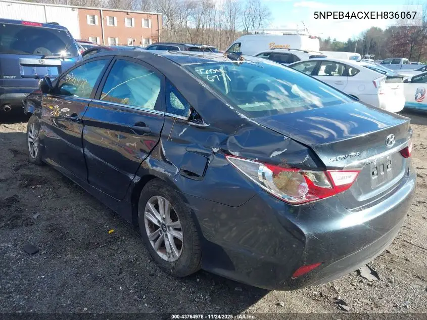 5NPEB4ACXEH836067 2014 Hyundai Sonata Gls