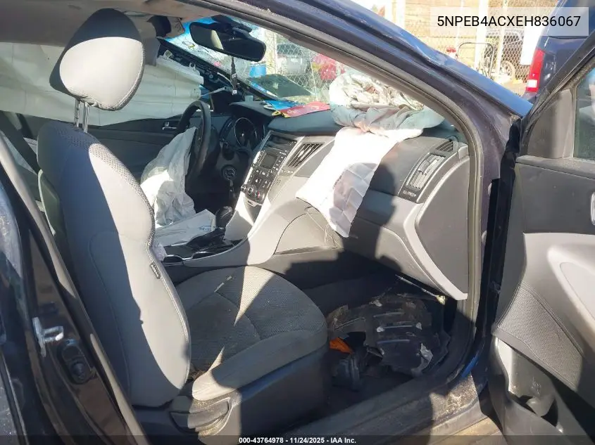 5NPEB4ACXEH836067 2014 Hyundai Sonata Gls