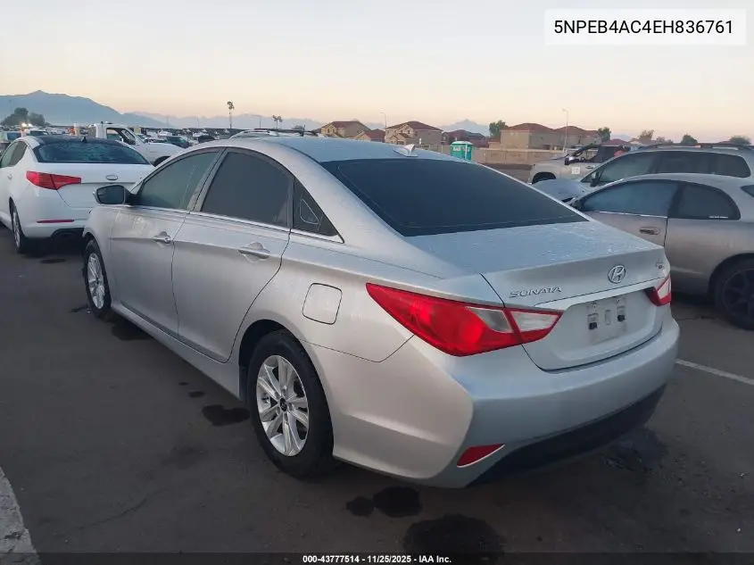 5NPEB4AC4EH836761 2014 Hyundai Sonata Gls