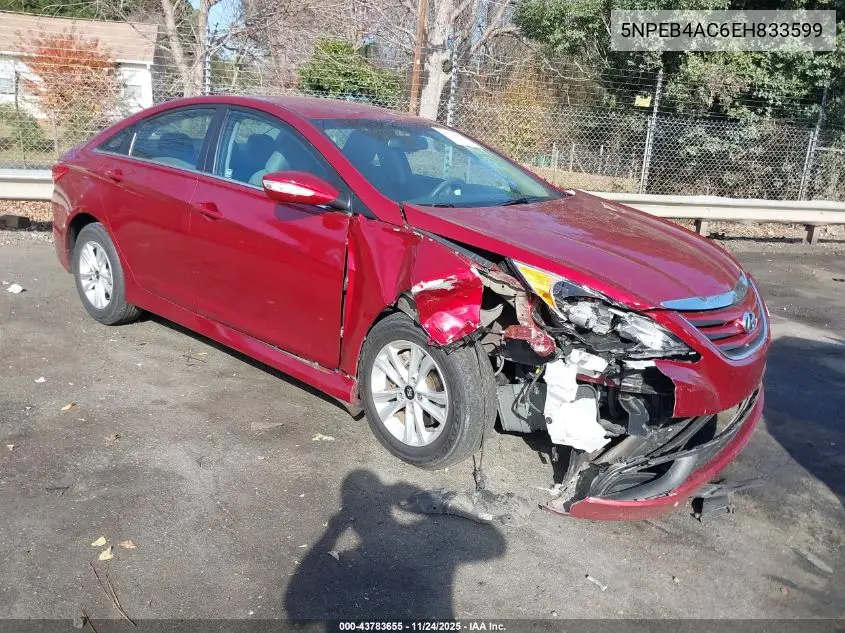 5NPEB4AC6EH833599 2014 Hyundai Sonata Gls