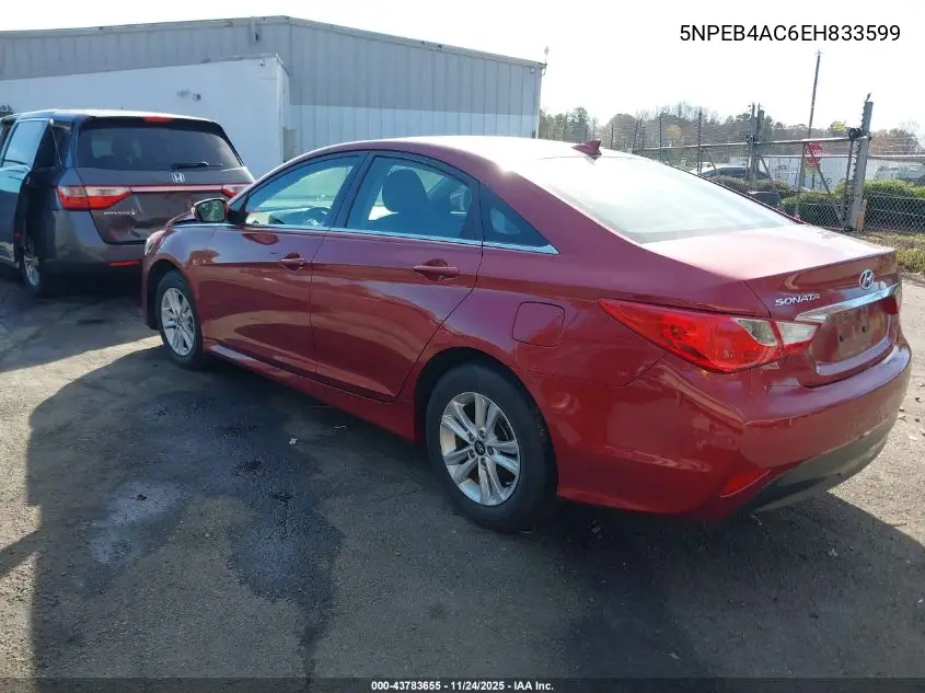 5NPEB4AC6EH833599 2014 Hyundai Sonata Gls
