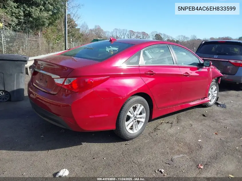 5NPEB4AC6EH833599 2014 Hyundai Sonata Gls
