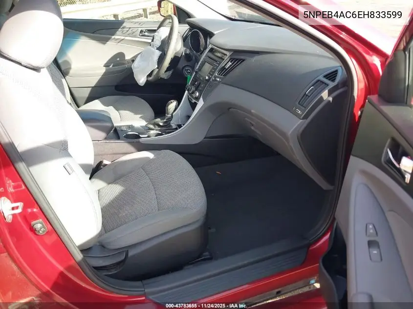 5NPEB4AC6EH833599 2014 Hyundai Sonata Gls