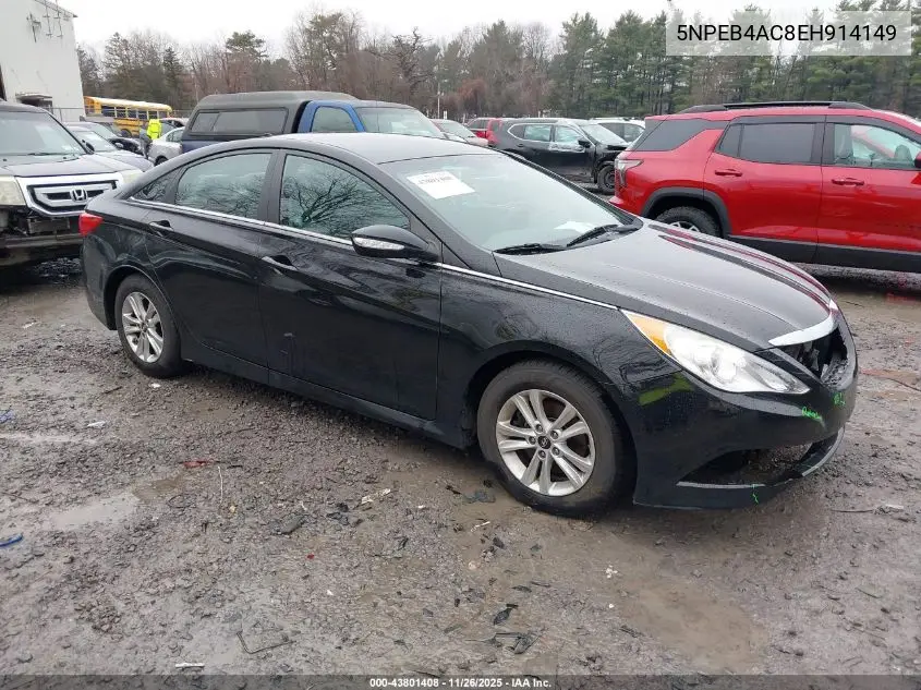 5NPEB4AC8EH914149 2014 Hyundai Sonata Gls